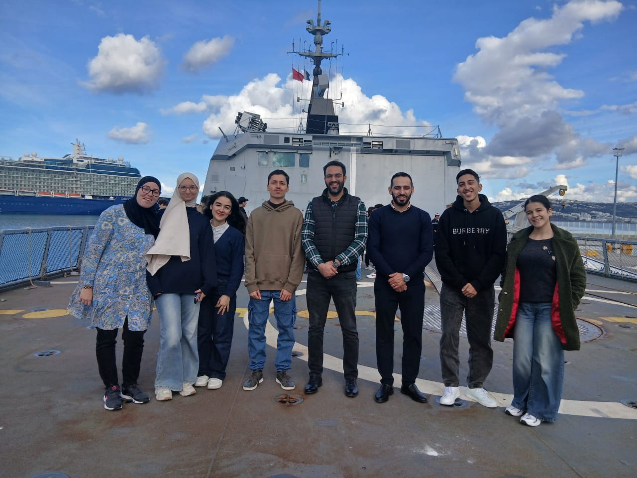 Visite académique à bord d’une frégate française à Tanger !