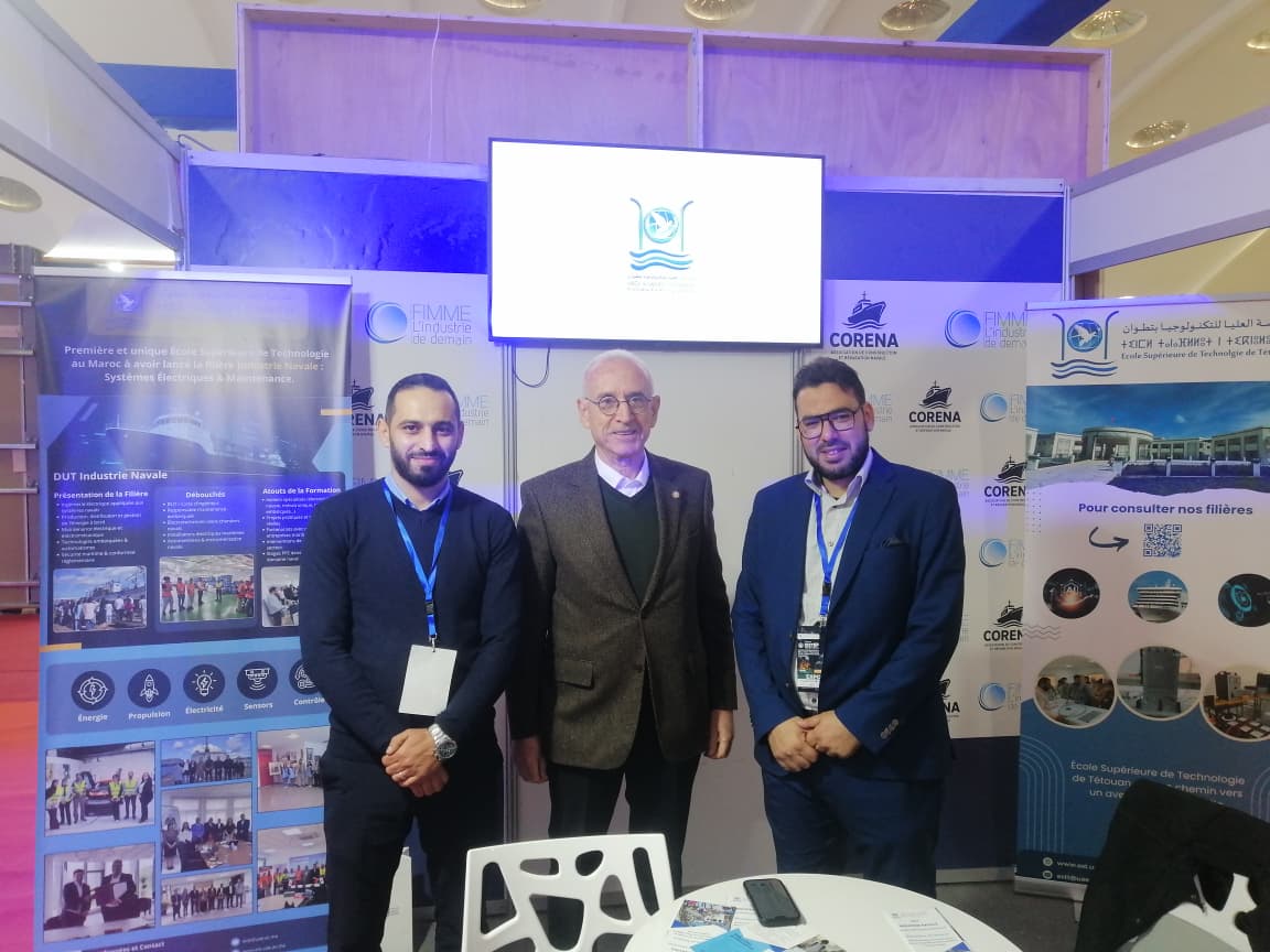 L’EST Tétouan au cœur de l’innovation industrielle et maritime à l’IMME 2025